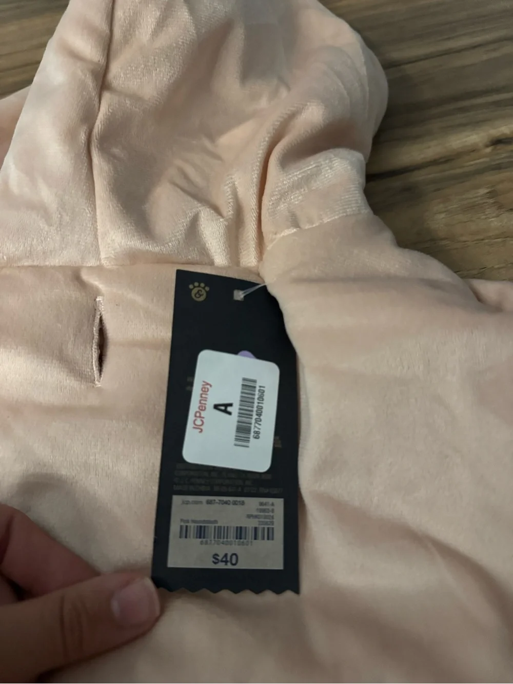 jcpenney Pink Quilted Hooded Kids Sleep Sack with Toggle Detail